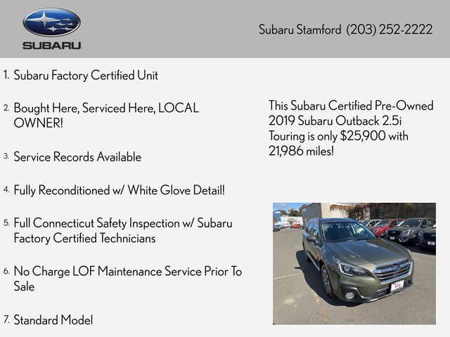 2019 Subaru Outback Touring