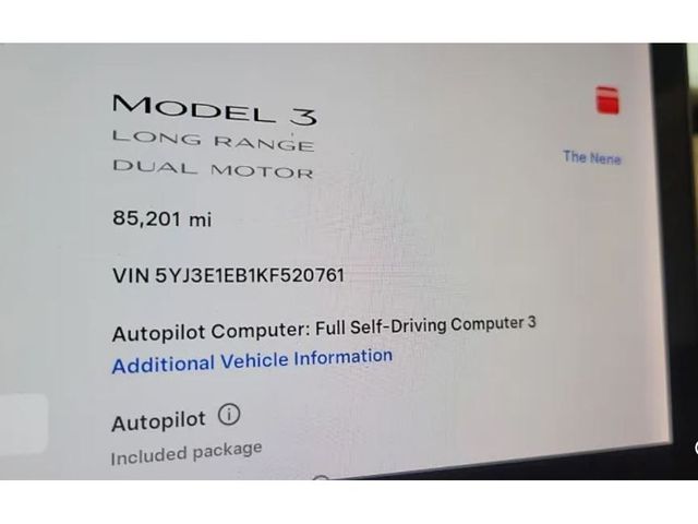 2019 Tesla Model 3 Performance