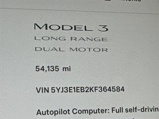 2019 Tesla Model 3 Long Range