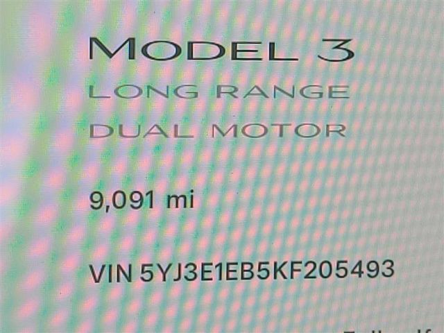 2019 Tesla Model 3 Long Range