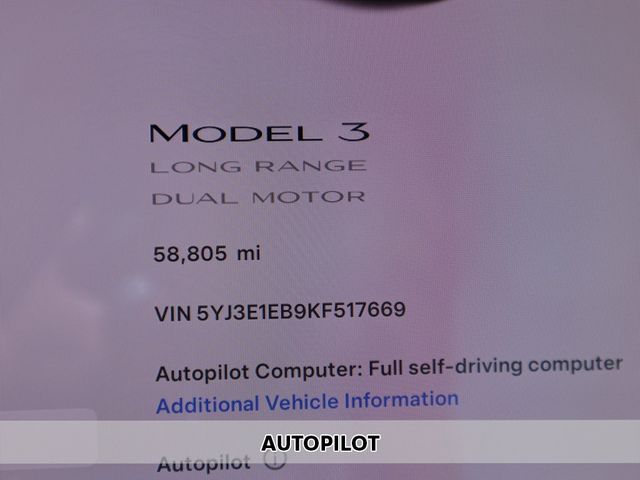 2019 Tesla Model 3 Long Range