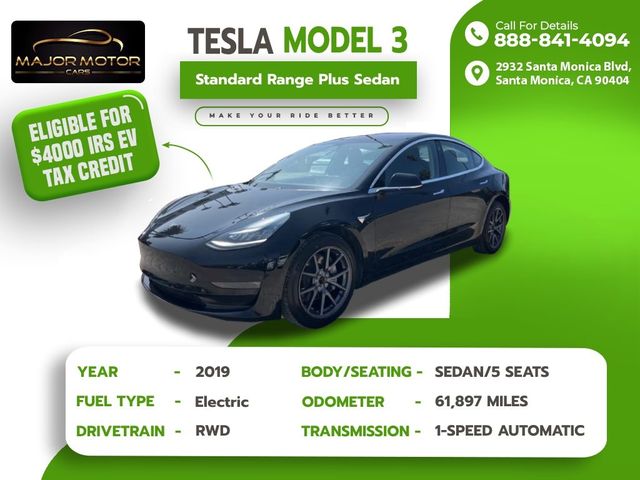 2019 Tesla Model 3 Standard Range Plus