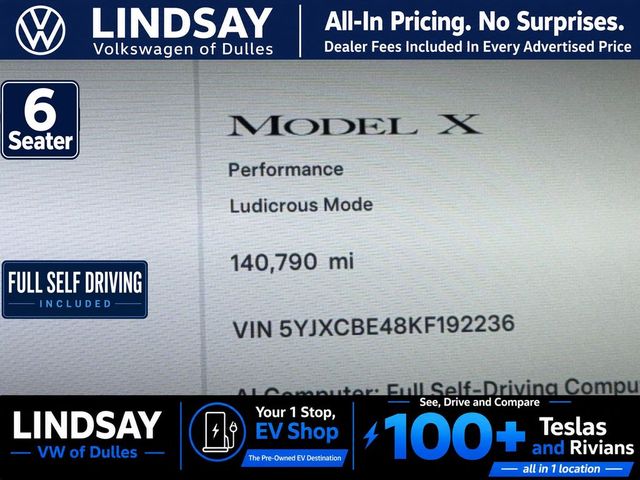 2019 Tesla Model X Performance