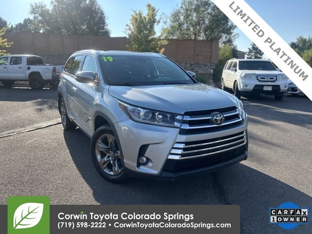 2019 Toyota Highlander Limited Platinum