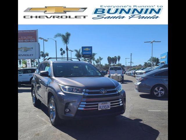 2019 Toyota Highlander Hybrid Limited Platinum