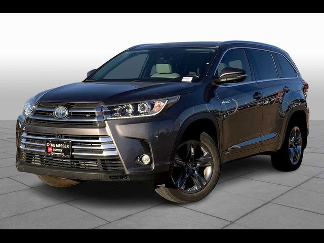 2019 Toyota Highlander Hybrid Limited Platinum