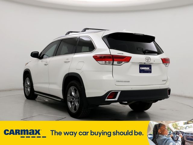 2019 Toyota Highlander Limited Platinum