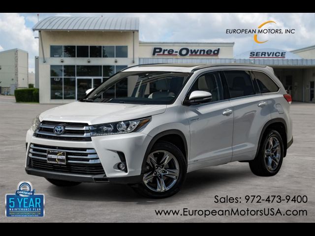 2019 Toyota Highlander Hybrid Limited Platinum