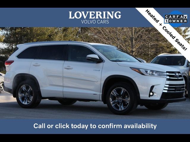 2019 Toyota Highlander Hybrid Limited Platinum