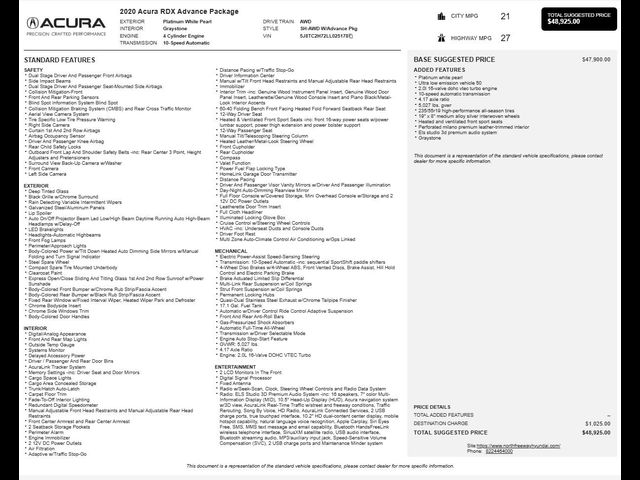2020 Acura RDX Advance