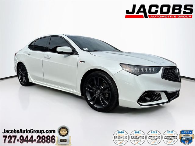 2020 Acura TLX A-Spec Red Leather