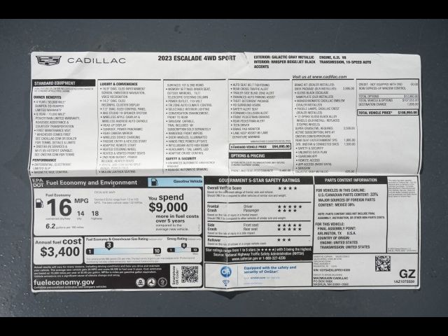2020 Cadillac Escalade Luxury