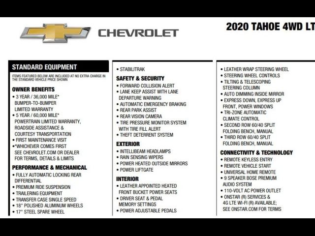 2020 Chevrolet Tahoe LT