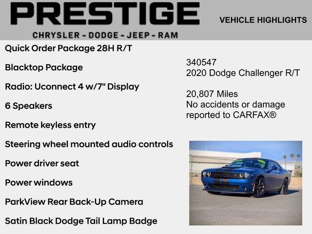 2020 Dodge Challenger R/T