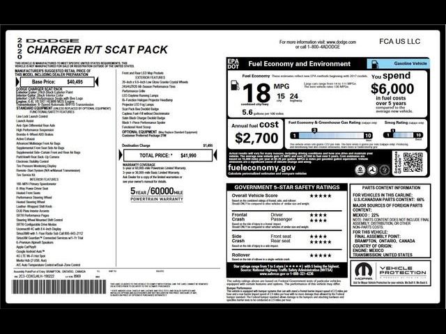 2020 Dodge Charger Scat Pack