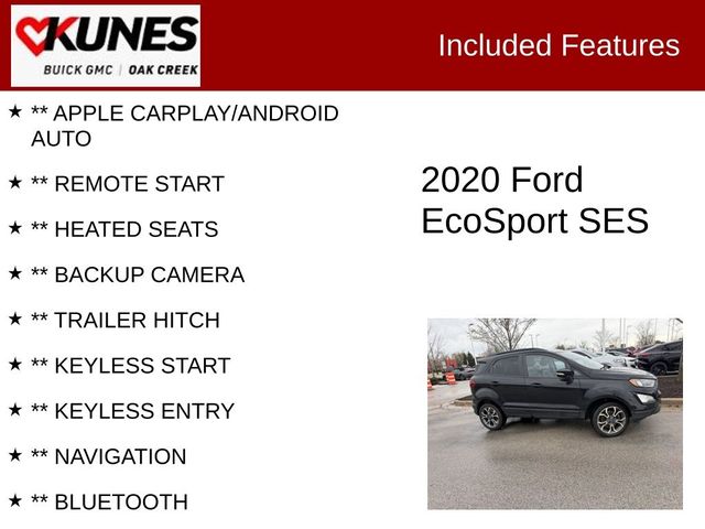 2020 Ford EcoSport SES