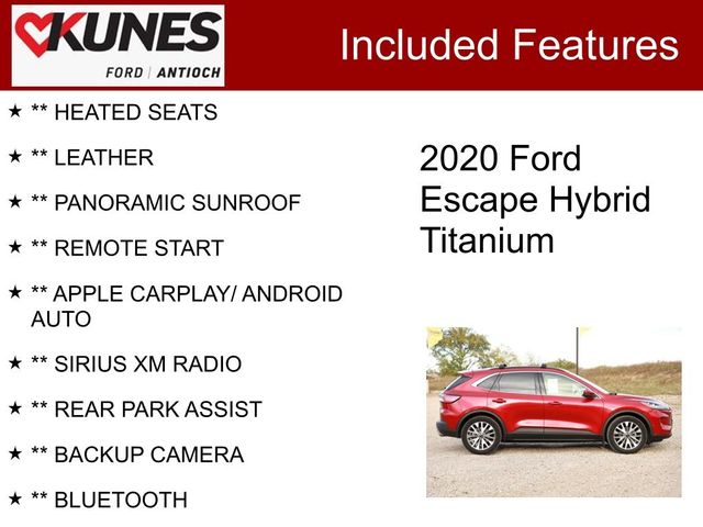 2020 Ford Escape Hybrid Titanium