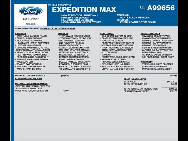 2020 Ford Expedition MAX Limited