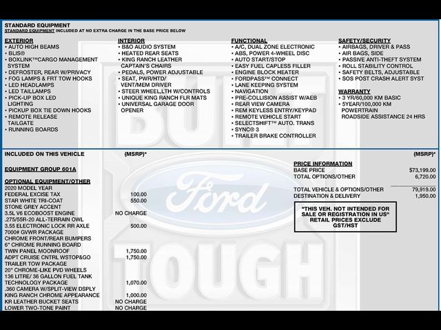 2020 Ford F-150 King Ranch