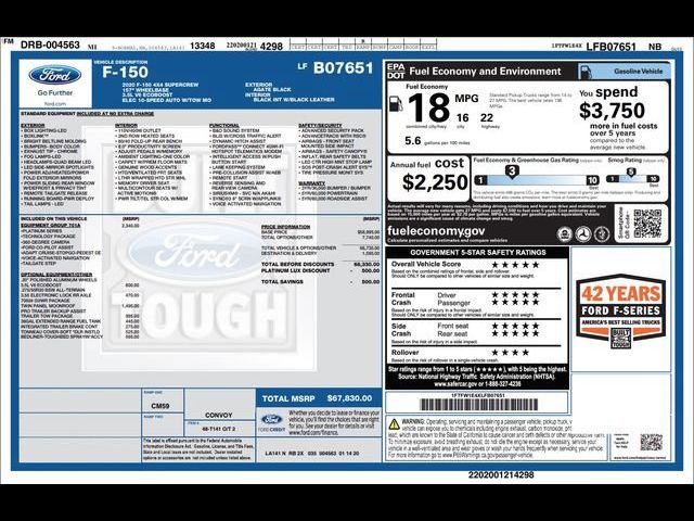 2020 Ford F-150 Platinum