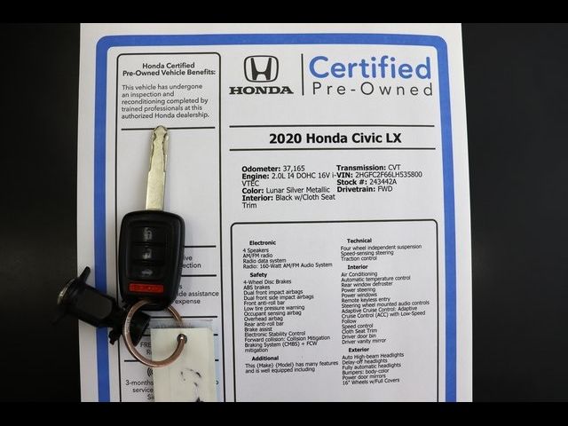 2020 Honda Civic LX