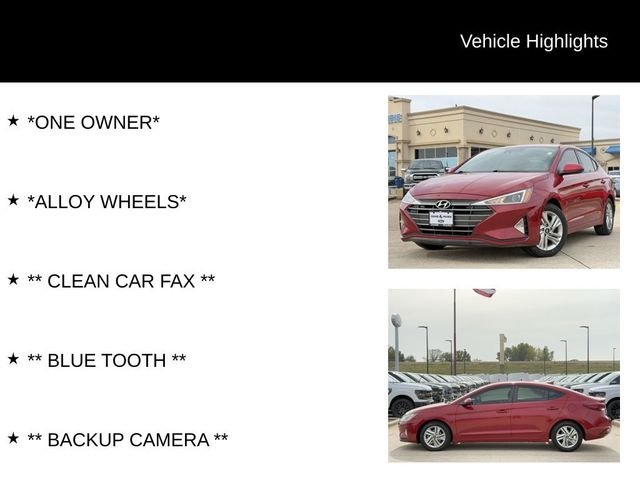 2020 Hyundai Elantra SEL