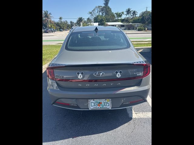 2020 Hyundai Sonata Hybrid Blue