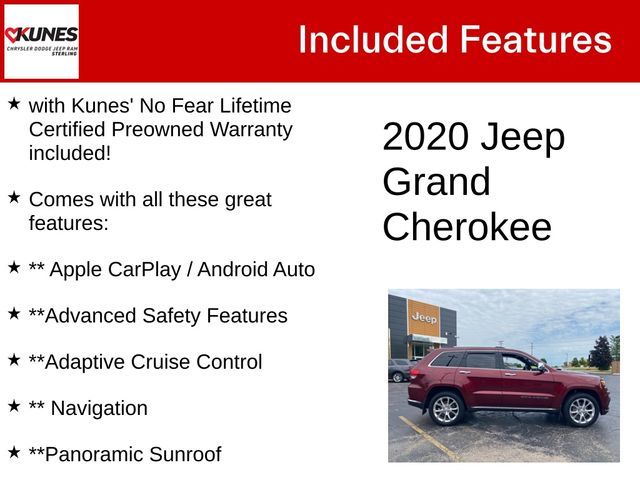 2020 Jeep Grand Cherokee Summit