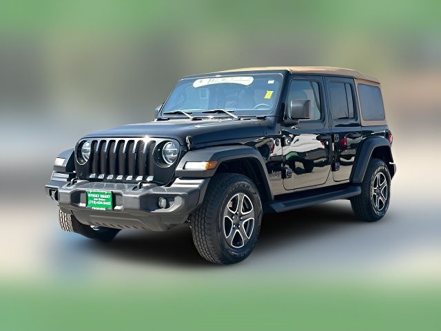 2020 Jeep Wrangler Unlimited Black and Tan