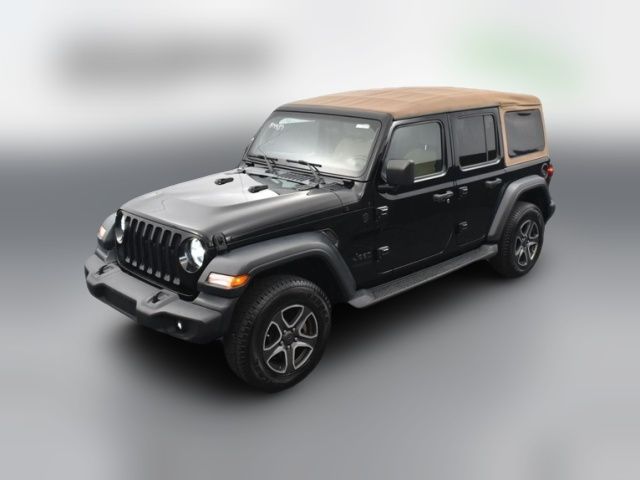 2020 Jeep Wrangler Unlimited Black and Tan