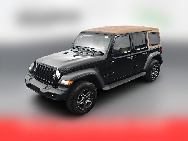 2020 Jeep Wrangler Unlimited Black and Tan