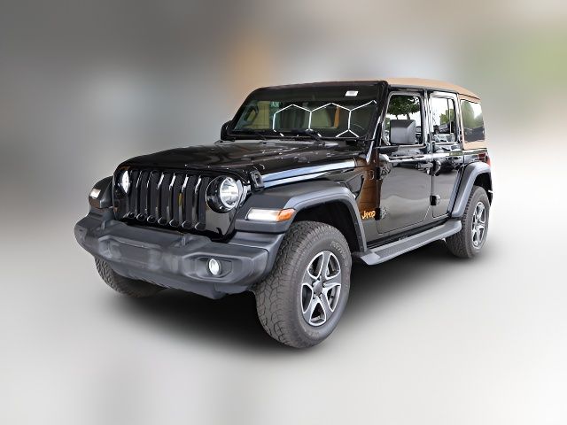 2020 Jeep Wrangler Unlimited Black and Tan