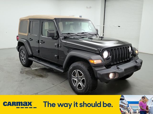 2020 Jeep Wrangler Unlimited Black and Tan