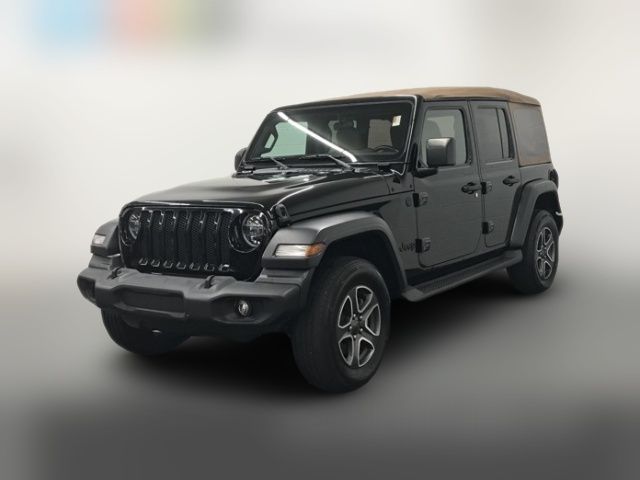 2020 Jeep Wrangler Unlimited Black and Tan