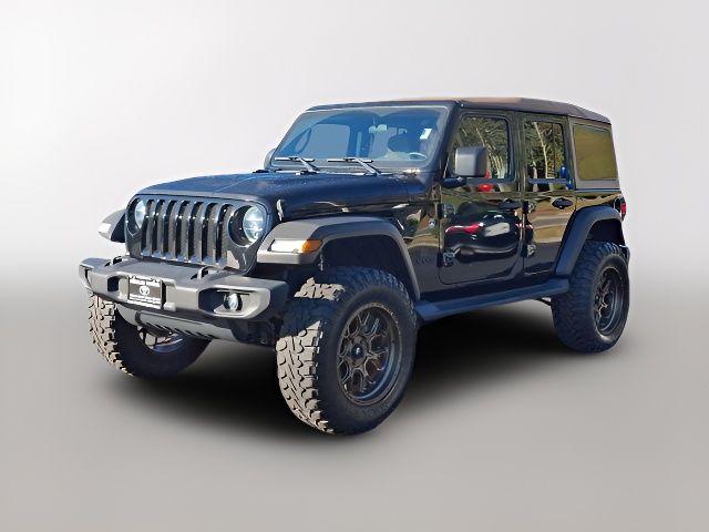 2020 Jeep Wrangler Unlimited Black and Tan