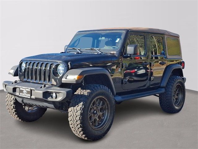 2020 Jeep Wrangler Unlimited Black and Tan