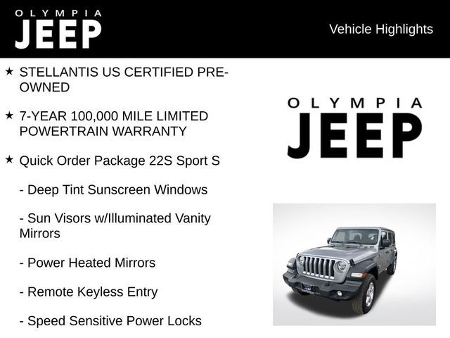2020 Jeep Wrangler Unlimited Sport S