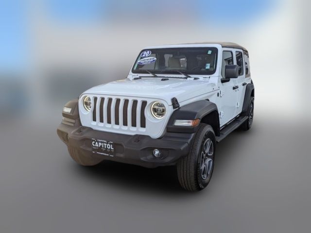 2020 Jeep Wrangler Unlimited Black and Tan