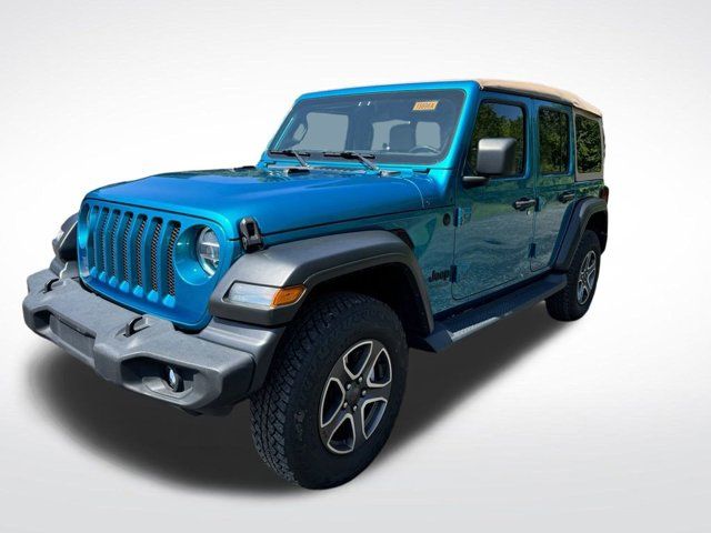 2020 Jeep Wrangler Unlimited Black and Tan