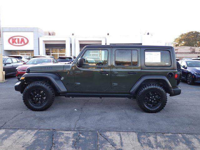 2020 Jeep Wrangler Unlimited Willys