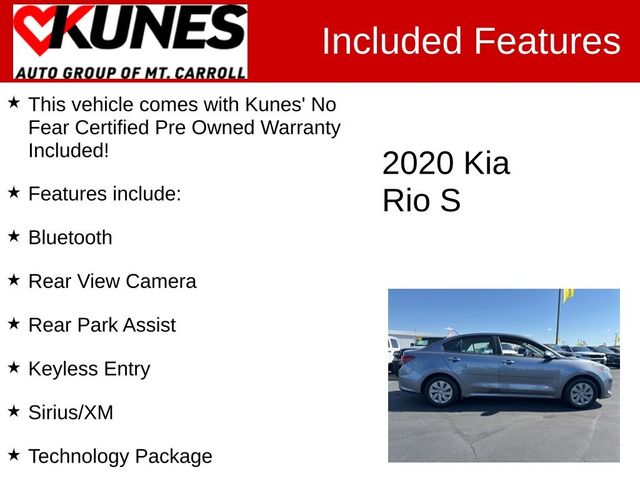 2020 Kia Rio S