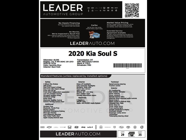 2020 Kia Soul S