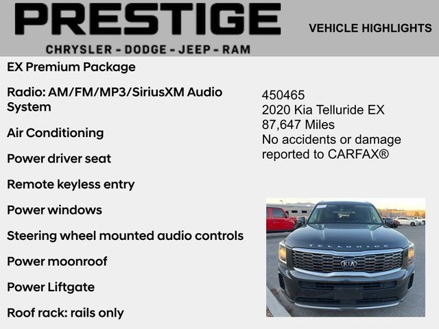 2020 Kia Telluride EX