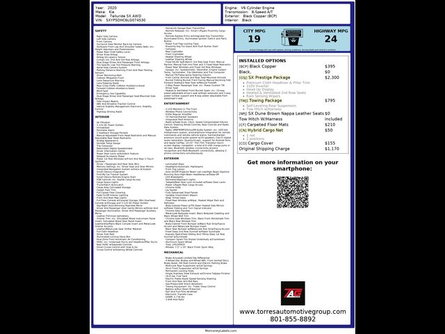 2020 Kia Telluride SX