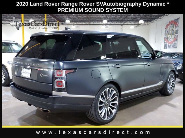 2020 Land Rover Range Rover SV Autobiography