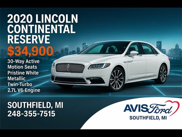 2020 Lincoln Continental Reserve