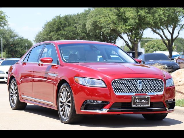 2020 Lincoln Continental Standard