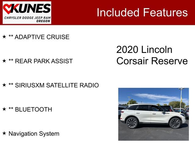 2020 Lincoln Corsair Reserve