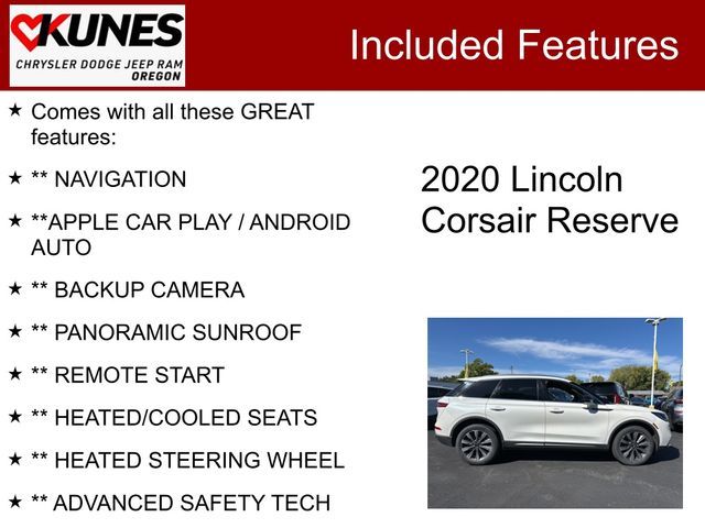 2020 Lincoln Corsair Reserve