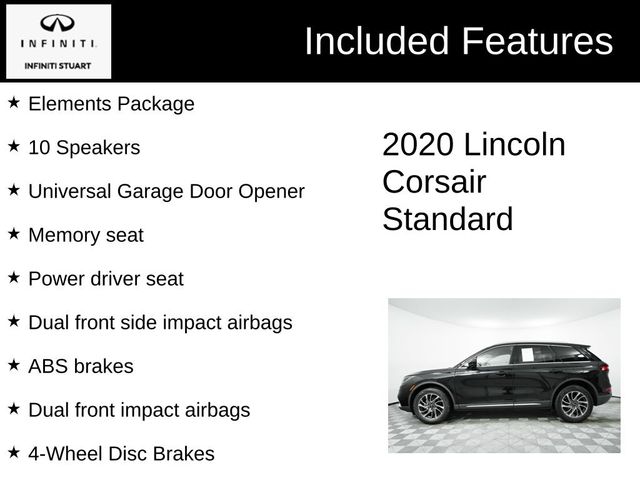 2020 Lincoln Corsair Standard